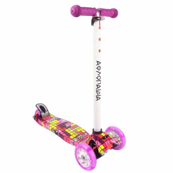Αθλοπαιδιά Πατίνι (Scooter) 3τροχο, με Φωτιζόμενα Ροδάκια